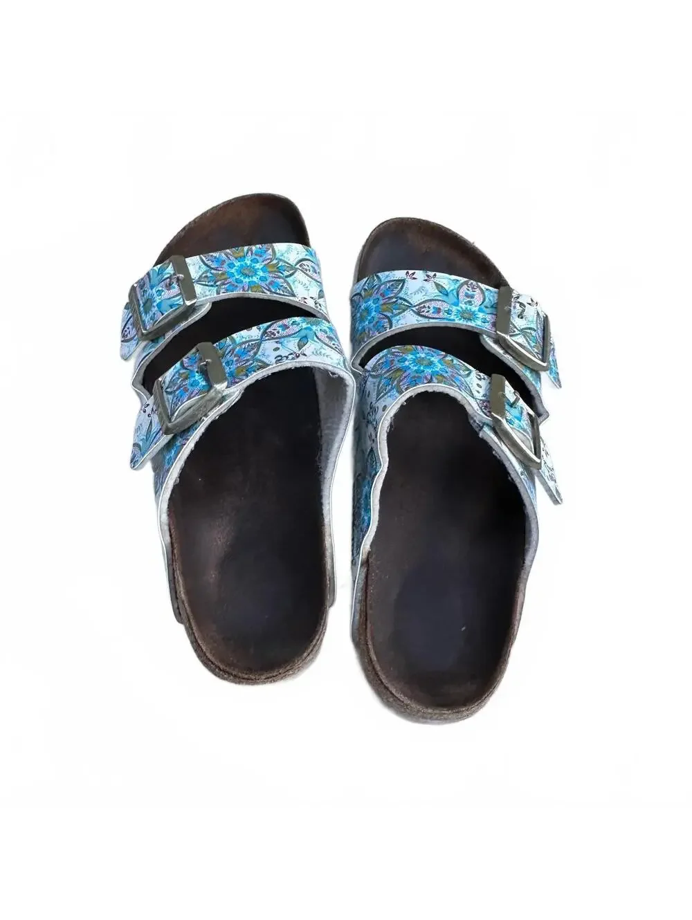 Birkenstock Birko Flor ARIZONA Boho Flowers White 38 1015280